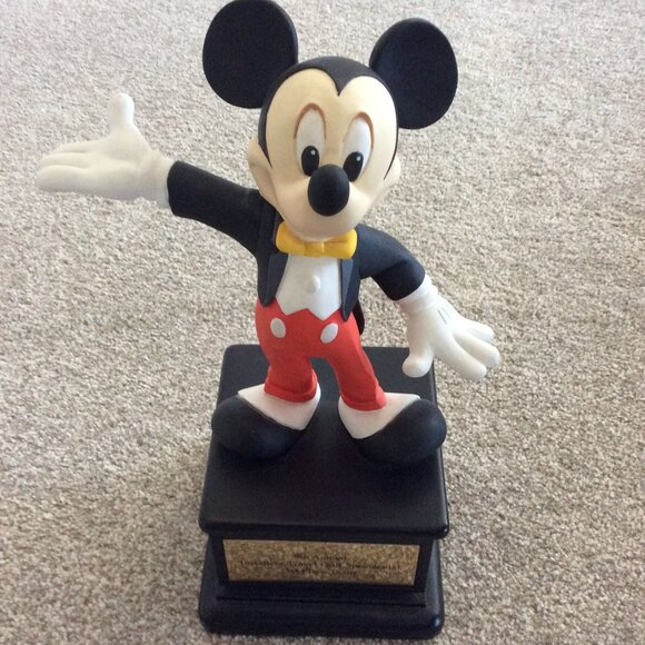 MICKEY MOUSE STATUE 14"T Disney Award Gift Promotional Specialty Merchandise - Picture 1 of 6